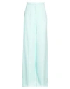 Pinko Woman Pants Light Green Size 2 Polyester, Elastane In Green
