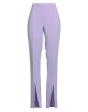 Pinko Woman Pants Mauve Size 8 Polyester, Elastane In Purple