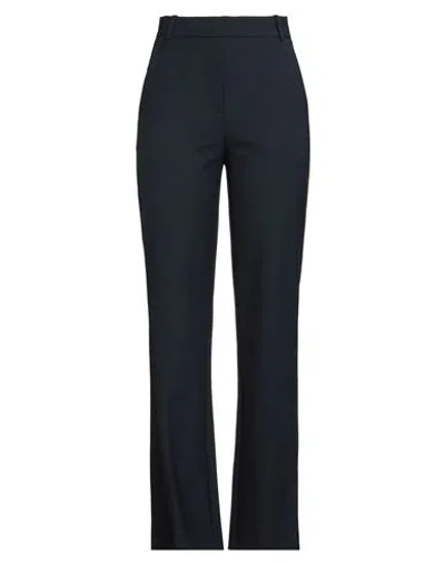 Pinko Woman Pants Midnight Blue Size 4 Polyester, Wool, Elastane In Black