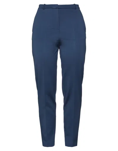 PINKO PINKO WOMAN PANTS MIDNIGHT BLUE SIZE 4 VISCOSE, POLYAMIDE, ELASTANE