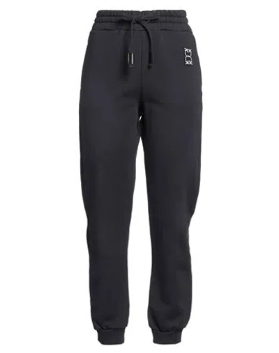 Pinko Woman Pants Midnight Blue Size M Cotton, Elastane, Polyester