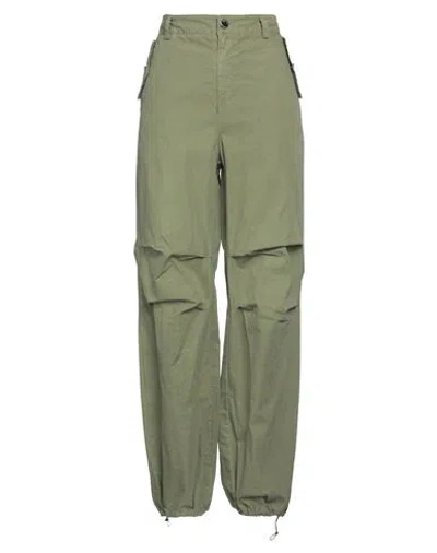 Pinko Woman Pants Military Green Size 4 Cotton