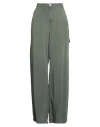 Pinko Woman Pants Military Green Size 4 Lyocell