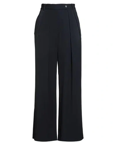Pinko Woman Pants Navy Size 12 Polyester, Viscose, Elastane In Black