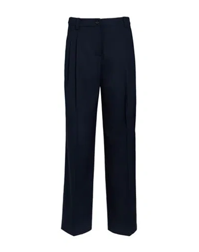 Pinko Woman Pants Navy Size 8 Polyester, Wool, Elastane In Blue