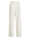 Pinko Woman Pants Off White Size 10 Polyester, Viscose, Elastane In Off White
