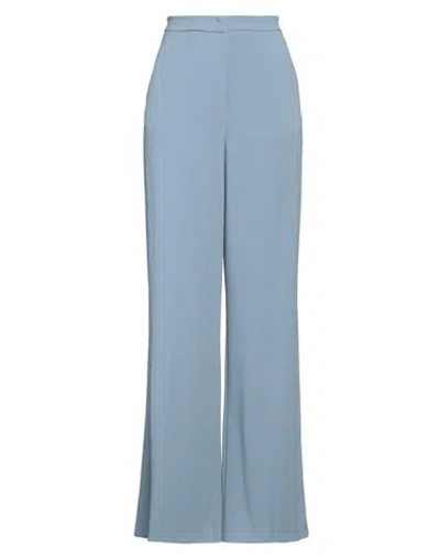 Pinko Woman Pants Pastel Blue Size 8 Polyester, Elastane