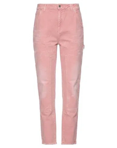 Pinko Woman Pants Pink Size 24 Cotton