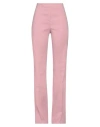 Pinko Woman Pants Pink Size 6 Linen, Viscose, Elastane