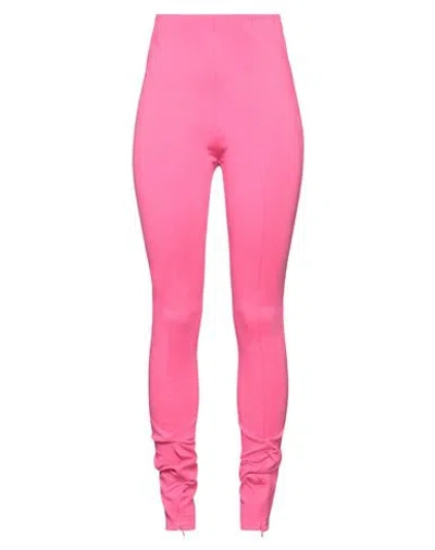 Pinko Woman Pants Pink Size 6 Viscose, Polyamide, Elastane In Magenta