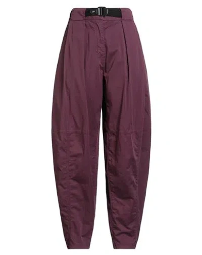 Pinko Woman Pants Plum Size 4 Cotton, Elastane In Brown