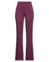 Pinko Woman Pants Plum Size 8 Viscose, Elastane