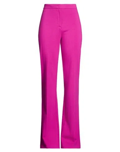 Pinko Woman Pants Plum Size 8 Viscose, Polyamide, Elastane In Purple