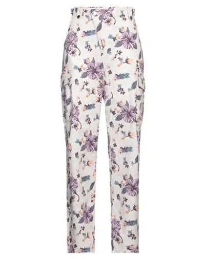 Pinko Woman Pants Purple Size 6 Cotton