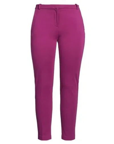 Pinko Woman Pants Purple Size 8 Viscose, Polyamide, Elastane