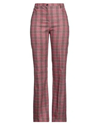 Pinko Woman Pants Red Size 10 Polyester, Acrylic, Wool, Viscose, Elastane