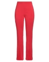 Pinko Woman Pants Red Size 10 Polyester, Elastane