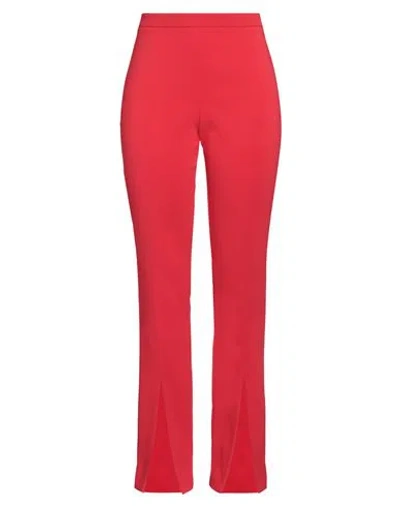 Pinko Woman Pants Red Size 10 Polyester, Elastane