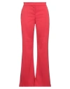 Pinko Woman Pants Red Size 4 Polyester, Elastane In Red