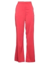 Pinko Woman Pants Red Size 6 Polyester, Elastane