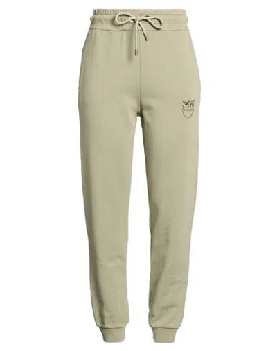 Pinko Woman Pants Sage Green Size S Cotton, Elastane
