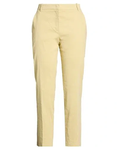 Pinko Woman Pants Sand Size 8 Linen, Viscose, Elastane In Neutral