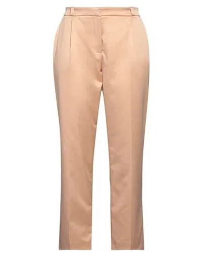 Pinko Woman Pants Sand Size 8 Polyester, Elastane In Beige