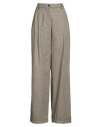 Pinko Vasetto Wide Leg Trousers In Green