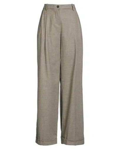 PINKO PINKO WOMAN PANTS SAND SIZE 8 WOOL, VISCOSE, POLYESTER, ELASTANE