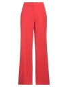 Pinko Woman Pants Tomato Red Size 4 Polyester, Elastane