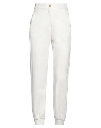 Pinko Woman Pants White Size 0 Viscose, Polyamide, Elastane In White