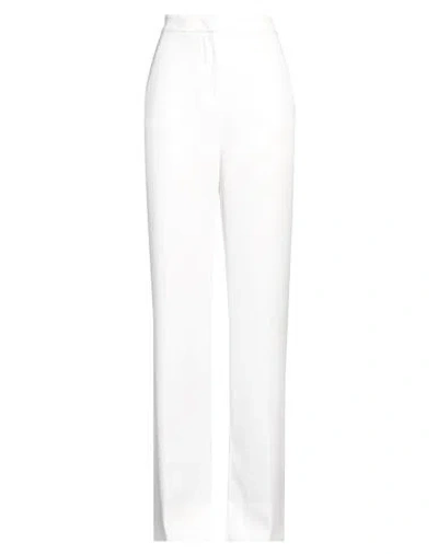 Pinko Woman Pants White Size 10 Polyester