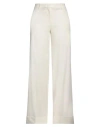 Pinko Woman Pants White Size 2 Polyester, Wool, Elastane