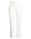 Pinko Woman Pants White Size 2 Polyester, Elastane In White