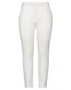 Pinko Tailored White Trousers With Side Pockets In White
