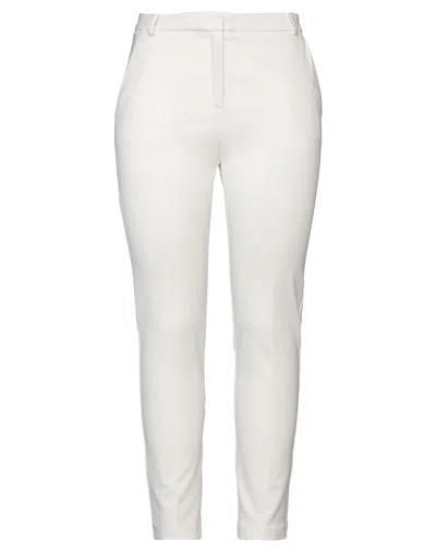 PINKO PINKO WOMAN PANTS WHITE SIZE 10 VISCOSE, POLYAMIDE, ELASTANE