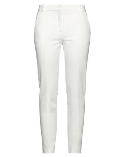 PINKO PINKO WOMAN PANTS WHITE SIZE 10 VISCOSE, POLYAMIDE, ELASTANE