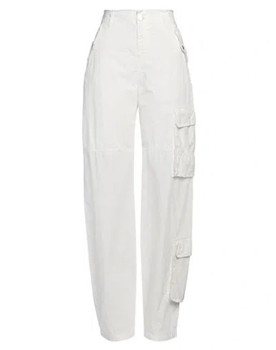 Pinko Woman Pants White Size 6 Cotton