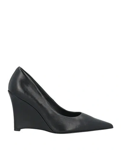 Pinko Escarpin À Plateforme Recouverte In Black