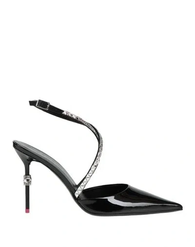 Pinko Woman Pumps Black Size 8 Leather