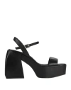 Pinko 120mm Platform Heeled Sandals In Black