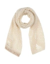 Pinko Beige Acrylic Scarf In White