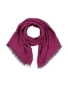 Pinko Woman Scarf Mauve Size - Cotton, Modacrylic In Purple