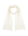 Pinko Woman Scarf Off White Size - Viscose, Polyester, Polyamide In Off White