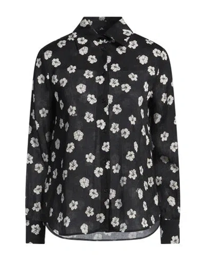 Pinko Woman Shirt Black Size 10 Polyester