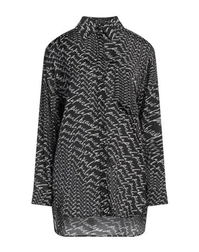 Pinko Woman Shirt Black Size 10 Viscose