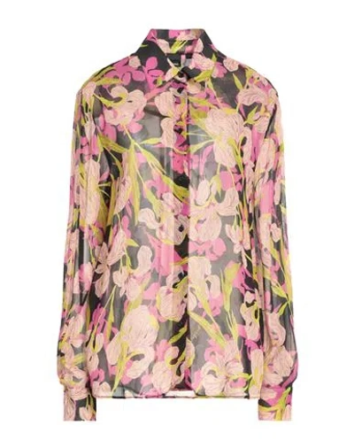 Pinko Woman Shirt Black Size 10 Viscose