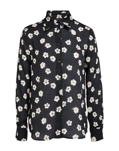 Pinko Woman Shirt Black Size 14 Polyester