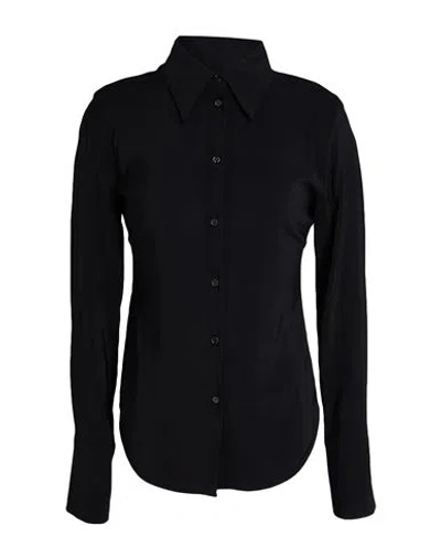 Pinko Woman Shirt Black Size 8 Viscose, Elastane