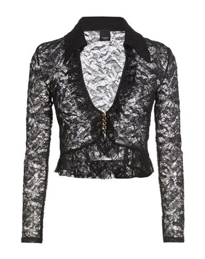 Pinko Woman Shirt Black Size S Cotton, Polyamide, Elastane